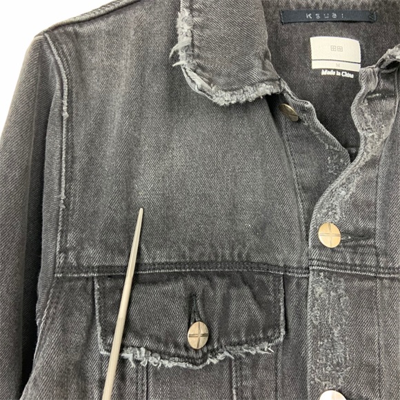 Ksubi Denim Classic Beaten Up Black Jacket Medium - Picture 11 of 14